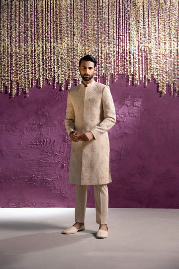 POWDER PINK SHERWANI